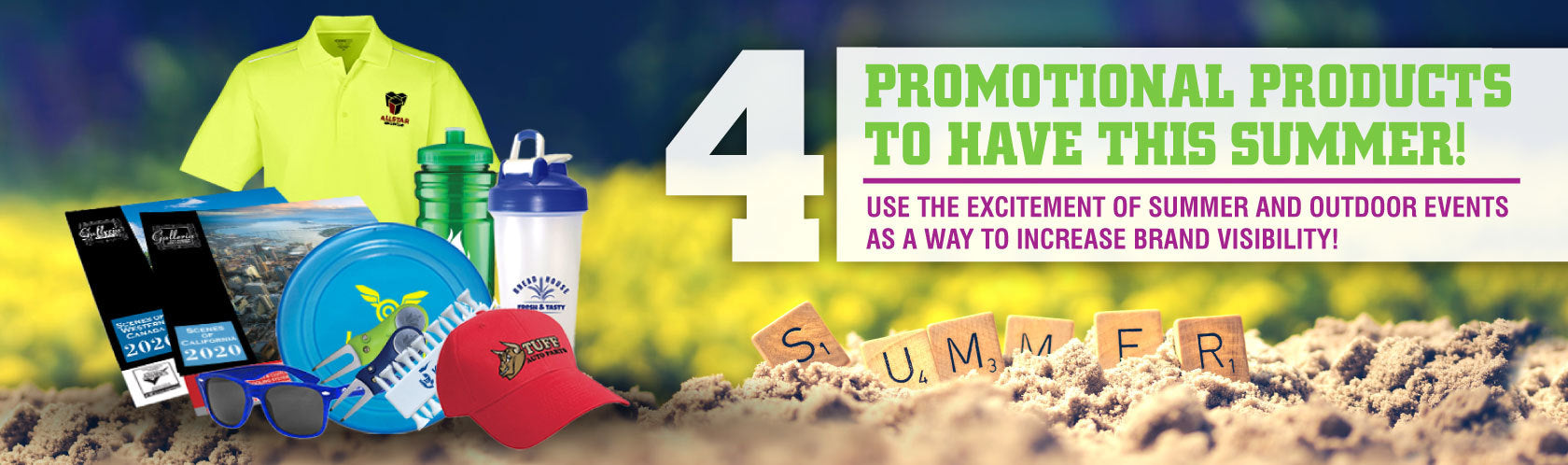 4 Promotional Products to have this summer!