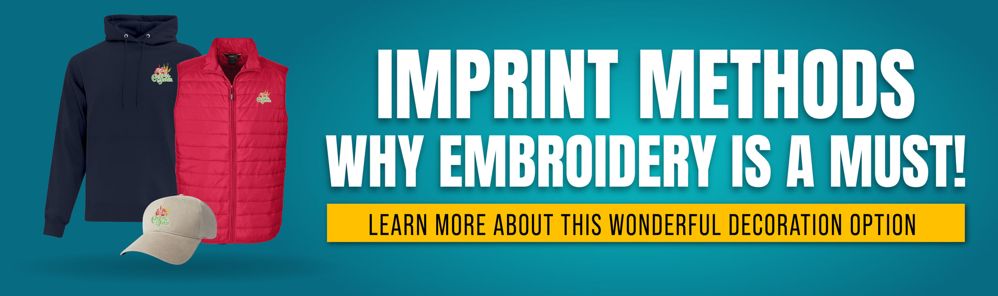 Imprint Methods | Why Embroidery is a Must!