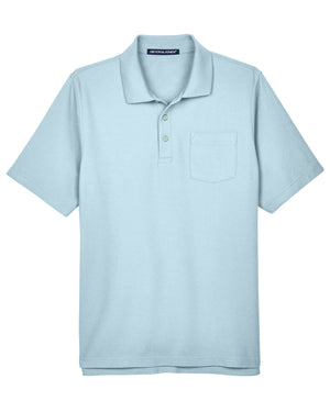 Devon & Jones Men's DRYTEC20™ Performance Pocket Polo - Crystal Blue