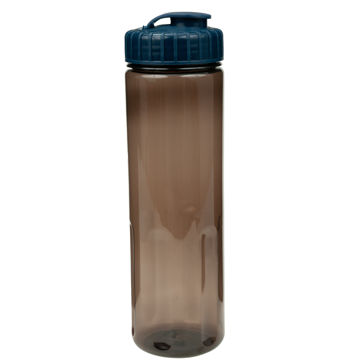 24 oz Prestige Bottle with Flip Top Lid - Translucent Smoke With Navy Lid