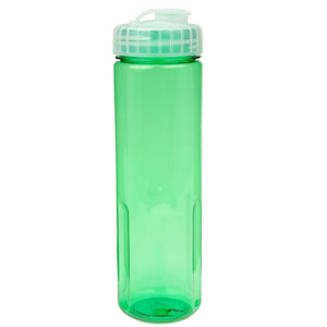 24 oz Prestige Bottle with Flip Top Lid - Translucent Green With Clear Lid