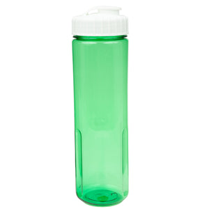 24 oz Prestige Bottle with Flip Top Lid - Translucent Green With White Lid