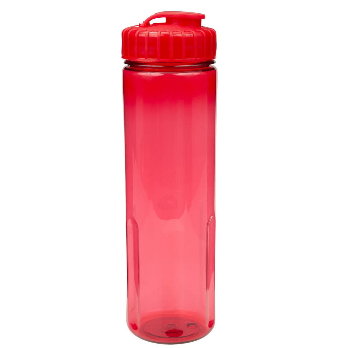 24 oz Prestige Bottle with Flip Top Lid - Translucent Red With Red Lid