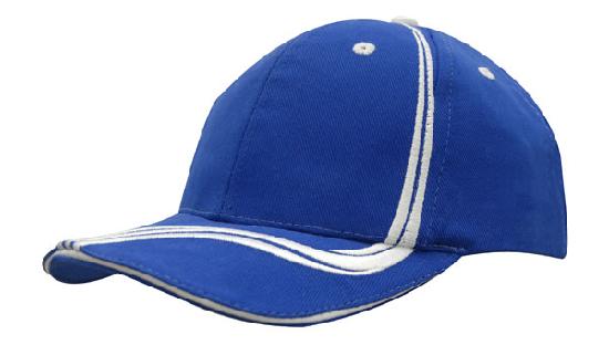 6 Panel BHC Cap Sand & Embroidered Lines - Custom Embroidered - HP4099 -