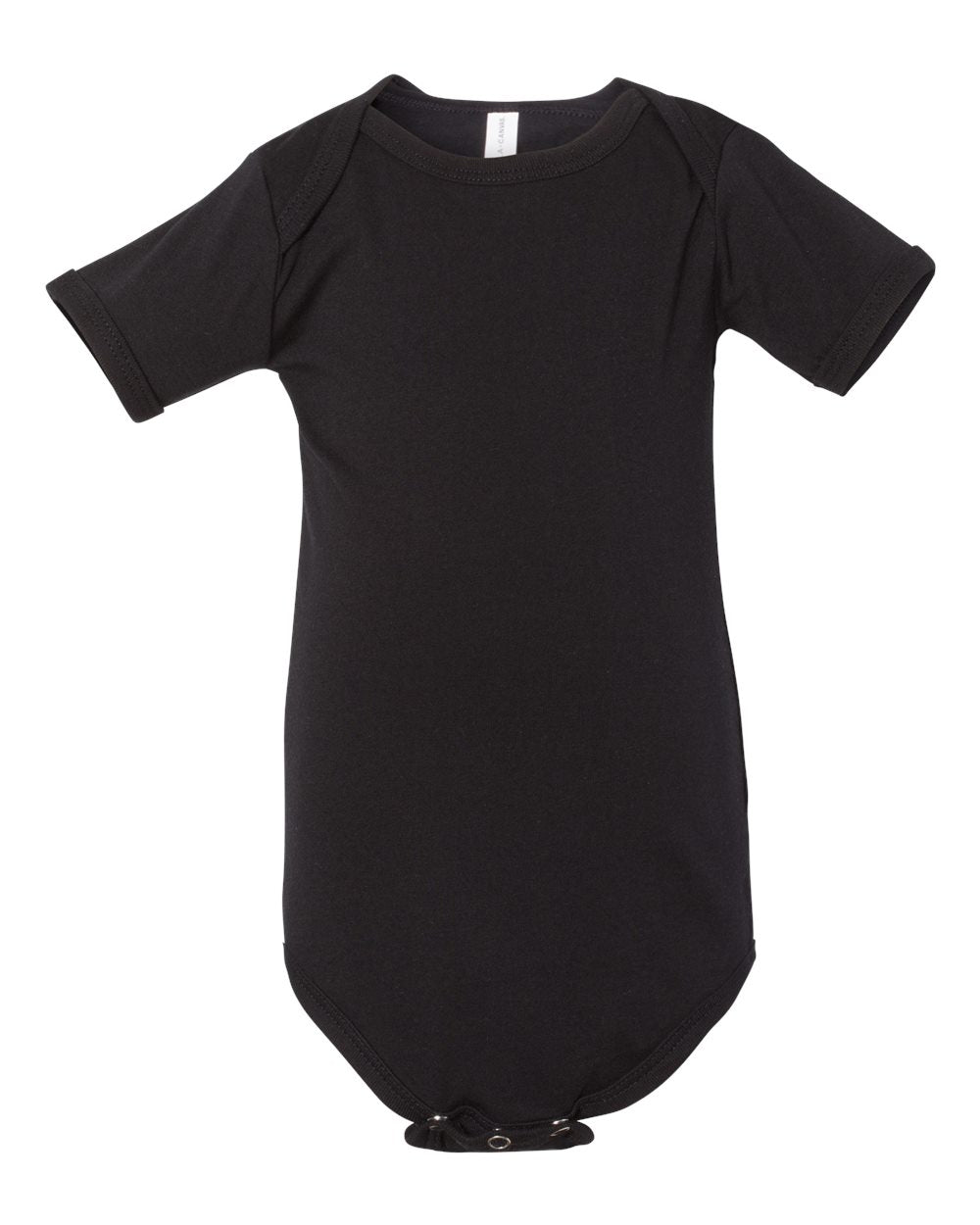 BELLA + CANVAS Infant Jersey Short-Sleeve One-Piece - Black