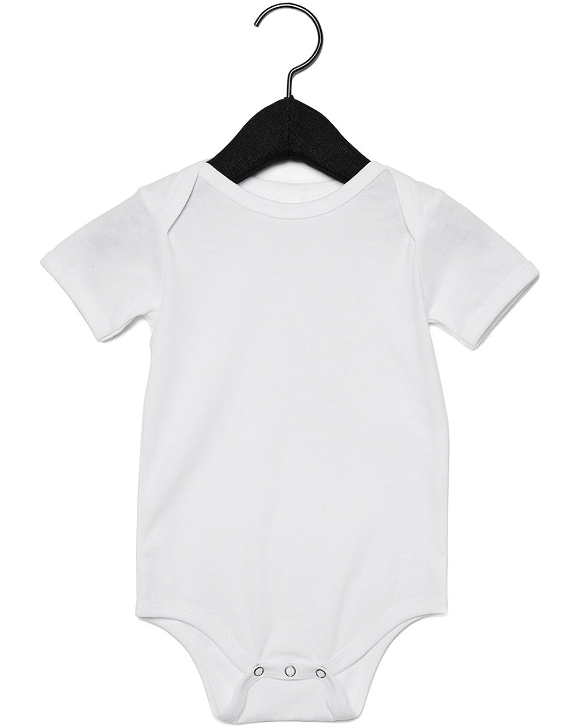 BELLA + CANVAS Infant Jersey Short-Sleeve One-Piece - White