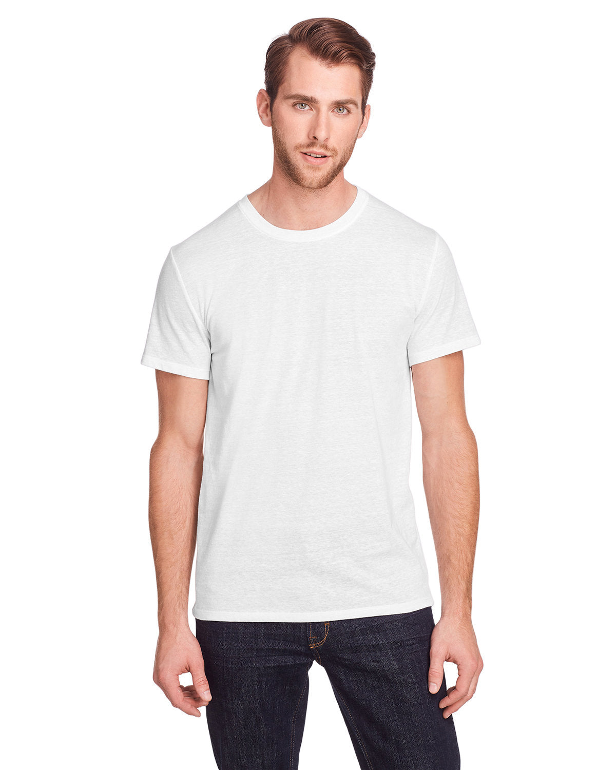 Threadfast Unisex Triblend Short-Sleeve T-Shirt - Solid Wht Trblnd