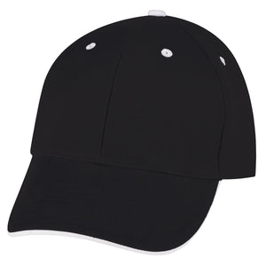 Hit Elite Cap - Black With White