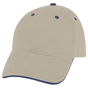 Hit Elite Cap - Khaki With Navy