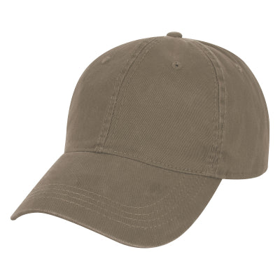 Washed Cotton Cap - Dark Khaki