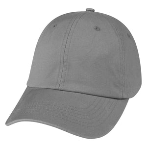 Washed Cotton Cap - Gray