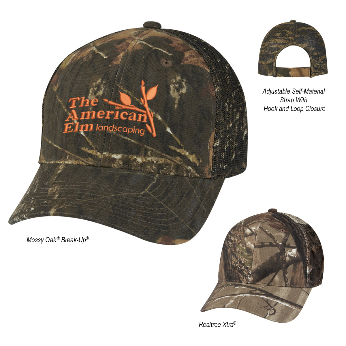 REALTREE Mossy Oak® Hunter's Retreat Mesh Back Camouflage Cap