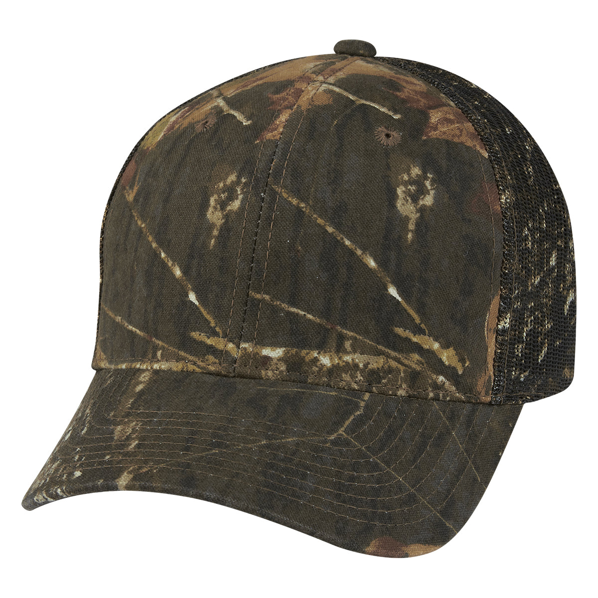 REALTREE Mossy Oak® Hunter's Retreat Mesh Back Camouflage Cap - Mossy Oak