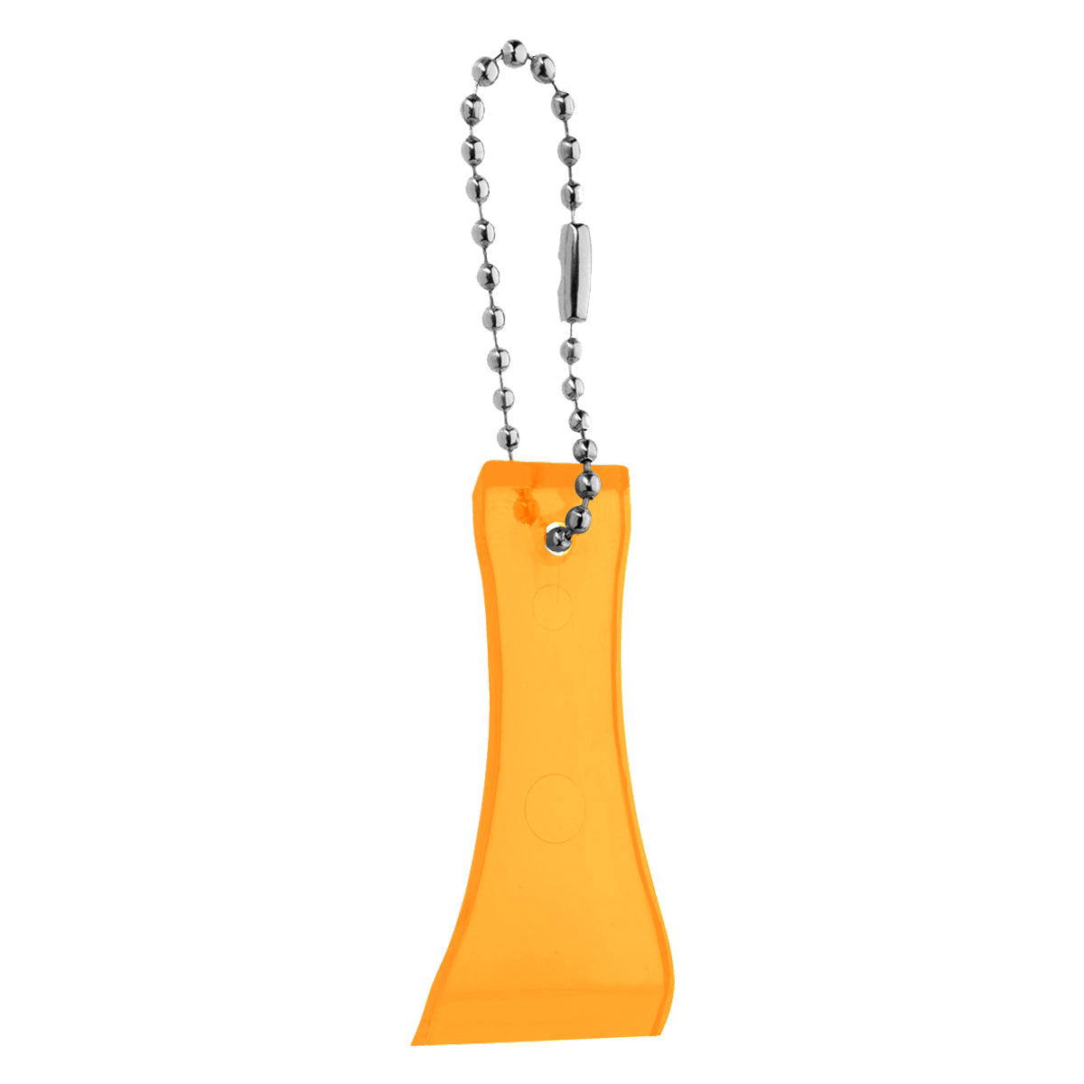 Lottery Scratcher With Bead Chain - Translucent Orange