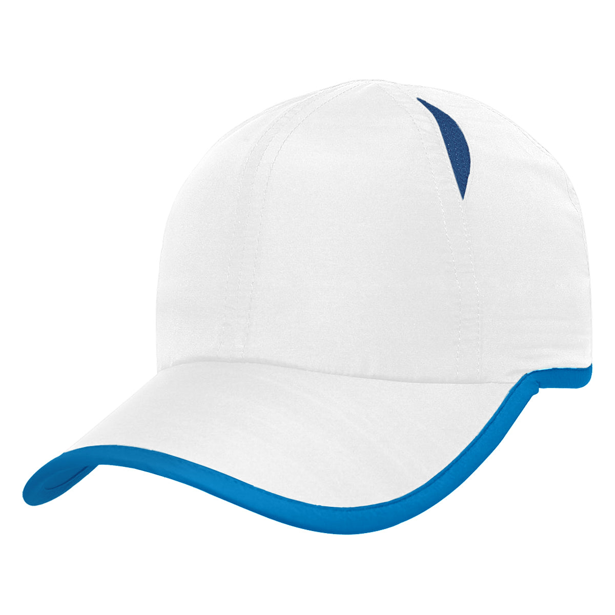 Hit-Dry Contrasting Cap - White With Blue