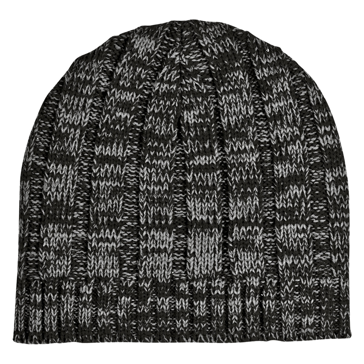Knit Beanie Cap - Black