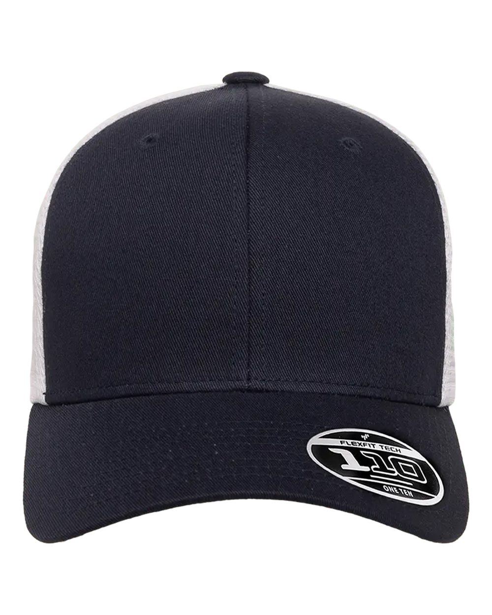 Flexfit Adult 110® Mesh Cap - Navy/ White