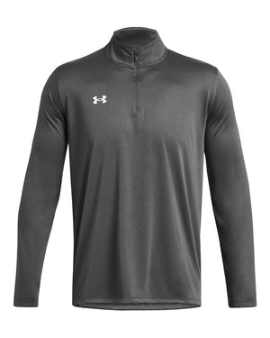 Under Armour Men's Team Tech Quarter-Zip - Castlerock/ White