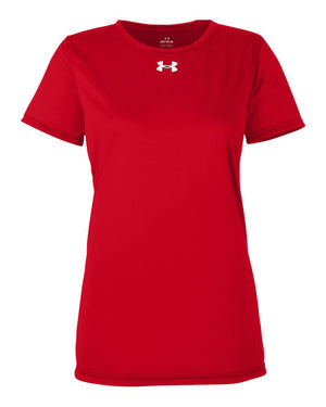 Under Armour Ladies' Team Tech T-Shirt - Red/ White