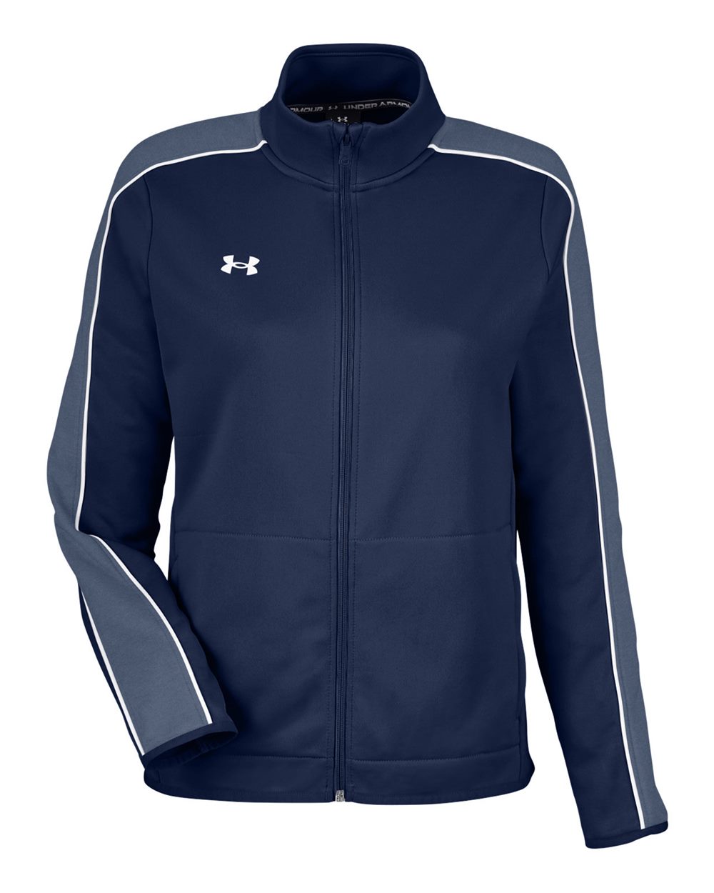Under Armour Ladies' Command Full-Zip 2.0 - Midnight Navy/ White