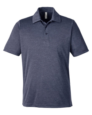 Men's Zone Sonic Heather Performance Polo - Sp Dark Navy Hth
