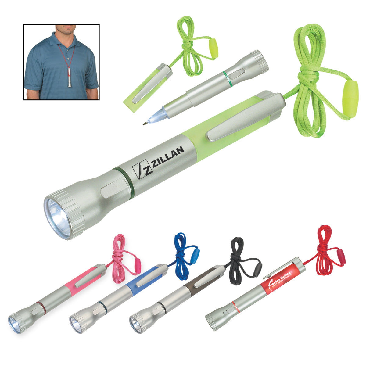 Flashlight With Light Up Pen - Up Pen