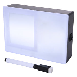 Light Up Cinema Board - Black With White