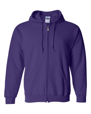 Gildan Heavy Blend™ 13.3 oz. Full-Zip Hood - Purple