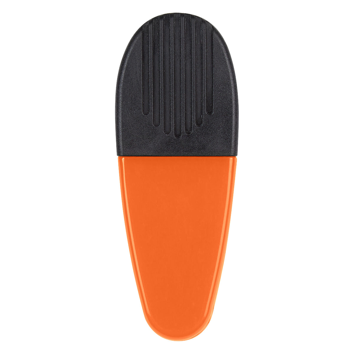 Alligator Clip - Orange With Black