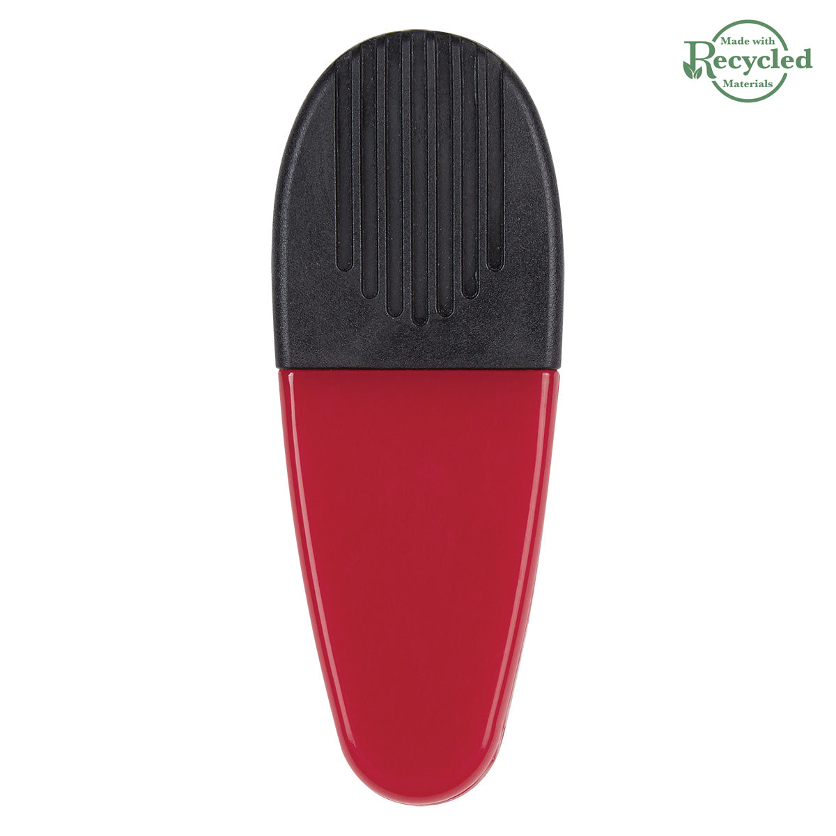 Alligator Clip - Solid Red With Black