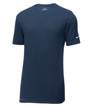 Nike Dri-Fit Cotton/Poly Tee - College Navy