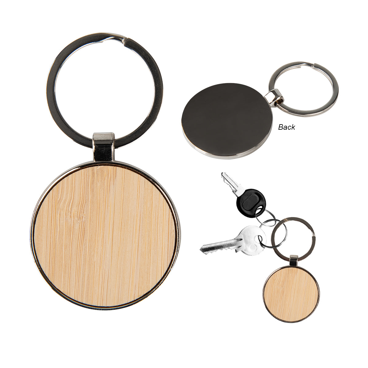 Jocelyn Bamboo Key Tag - Bamboo