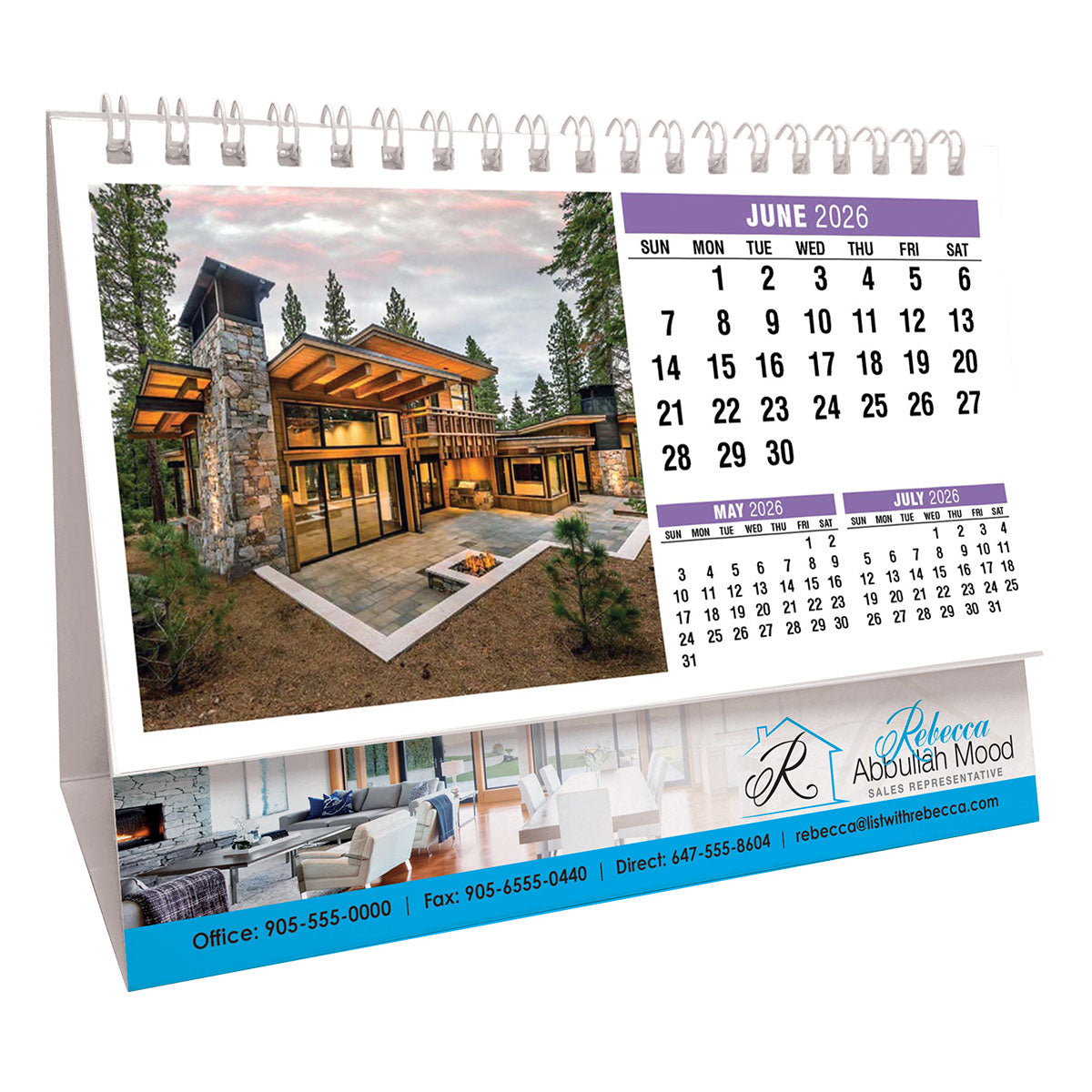 Homes 2026 Promotional Desk Calendar