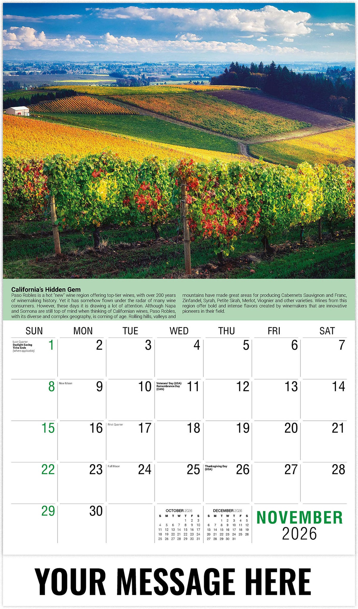 Vintages 2026 November