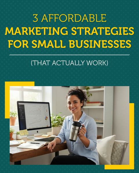 3 Affordable Marketing Strategies for Small Businesses (That Actually Work)
