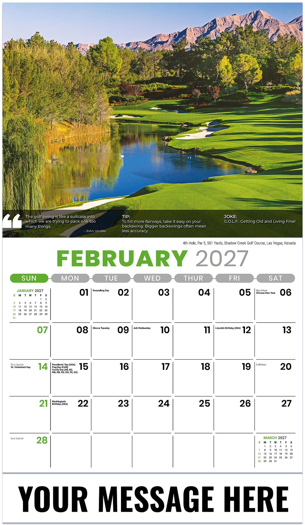 Golf-Tips 2027 February