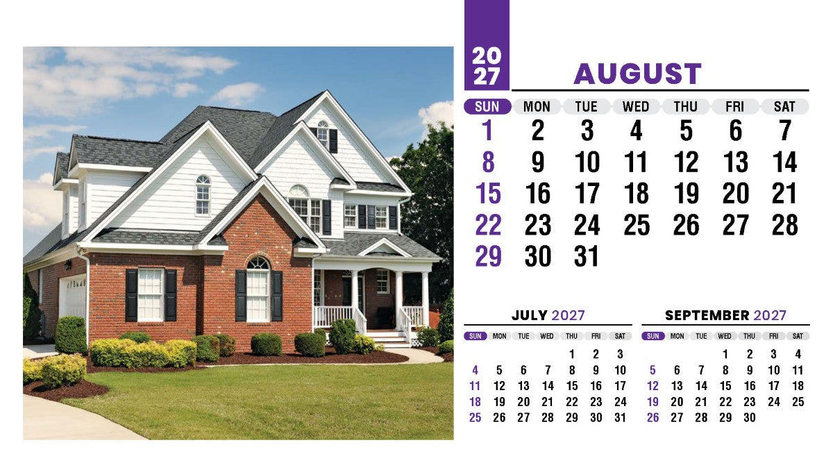 Homes 2027 Promotional Desk Calendar