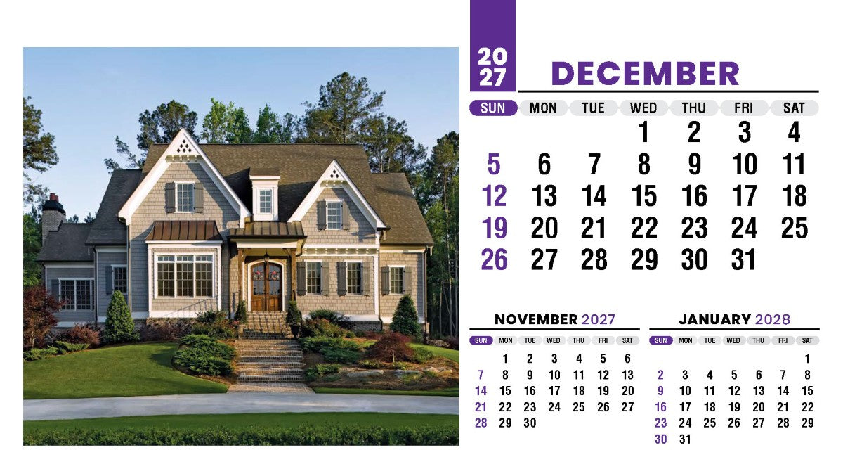 Homes 2027 Promotional Desk Calendar