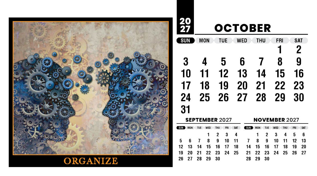 Motivation 2027 Promotional Desk Calendar