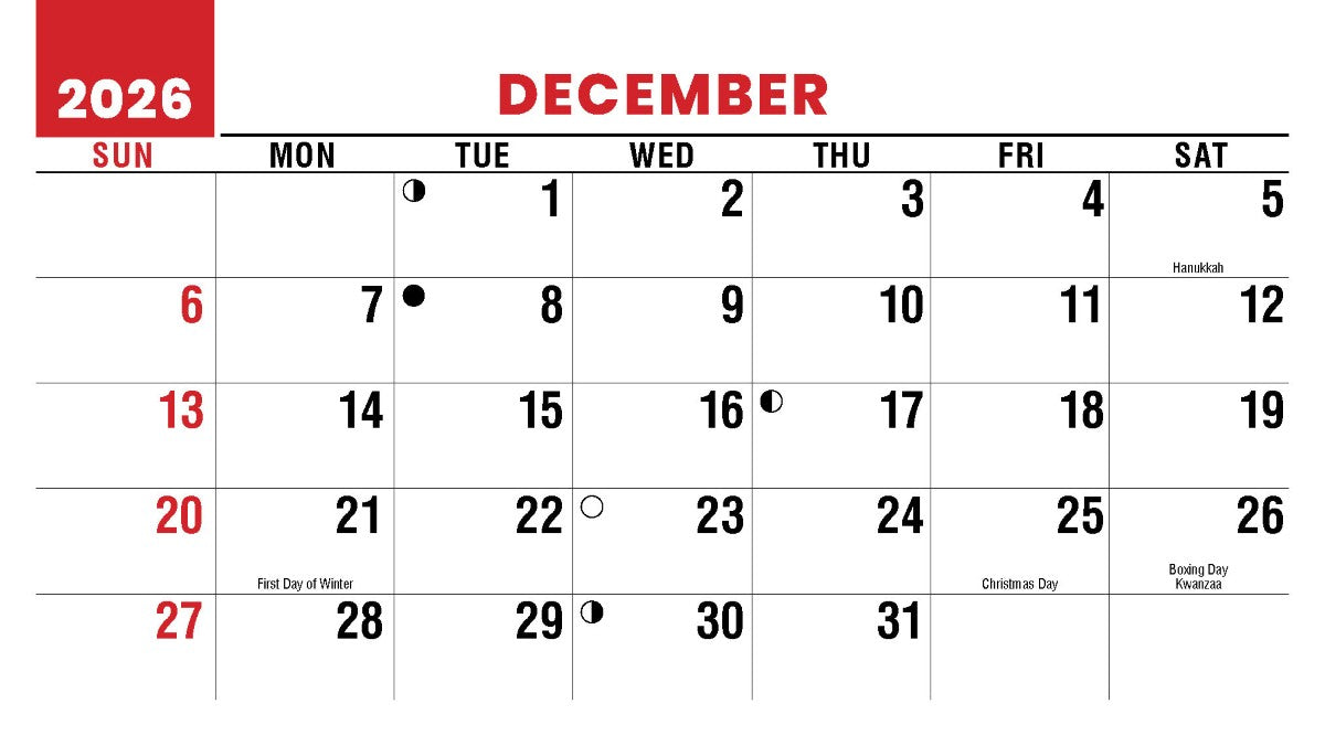 Scenes of Canada 2027 Promotional Desk Calendar