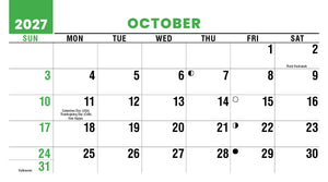 Sun, Sand & Surf 2027 Promotional Desk Calendar