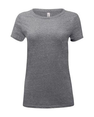 Threadfast Ladies' Triblend Short-Sleeve T-Shirt - Grey Triblend