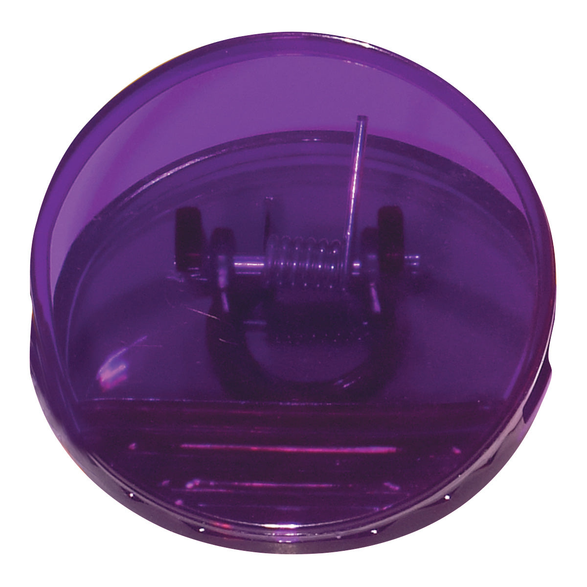 Round Shape Clip - Translucent Purple