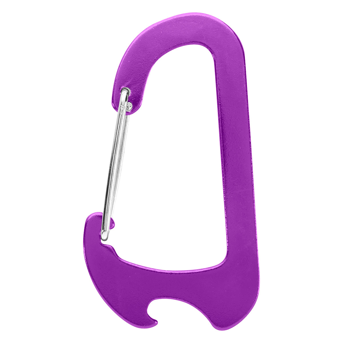 Chaz Carabiner Bottle Opener - Purple