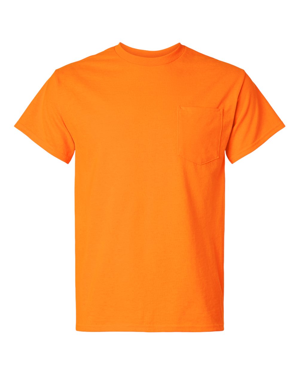 Gildan Adult Ultra Cotton® Pocket T-Shirt - Safety Orange