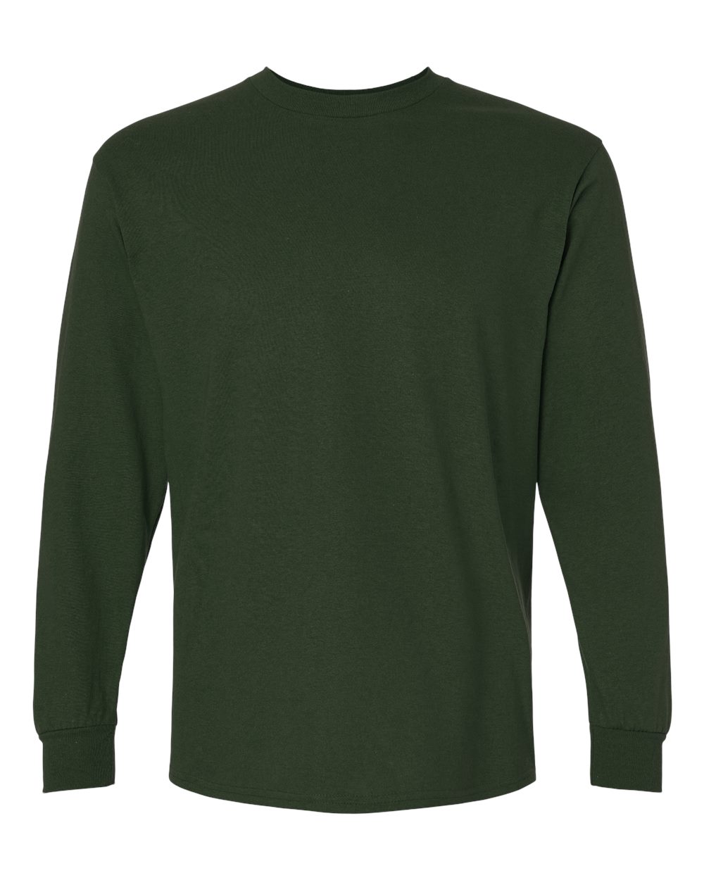 Gildan Adult Ultra Cotton® Long-Sleeve T-Shirt - Forest Green