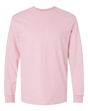 Gildan Adult Ultra Cotton® Long-Sleeve T-Shirt - Light Pink