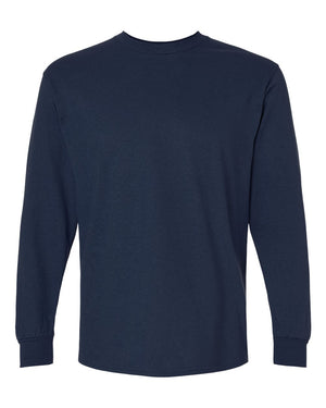 Gildan Adult Ultra Cotton® Long-Sleeve T-Shirt - Navy