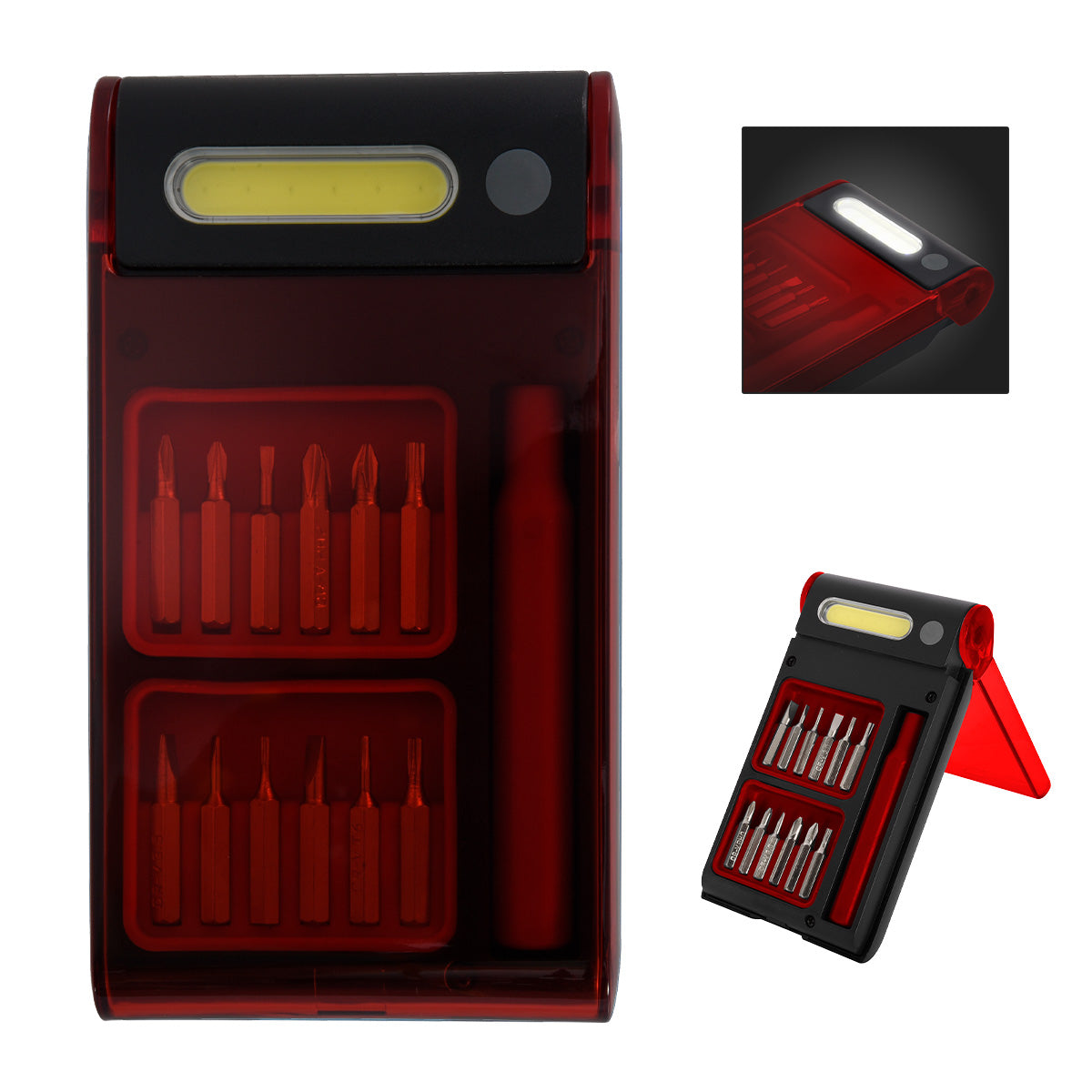 14-in-1 Fix All Screwdriver Set - Red