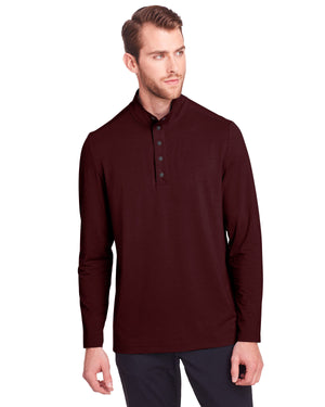 Men's Jaq Snap-Up Stretch Performance Pullover - Burgundy